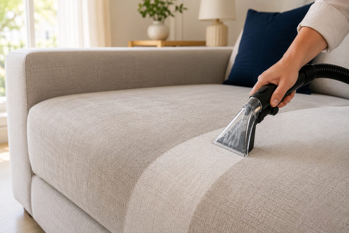 Comment laver un canapé non déhoussable