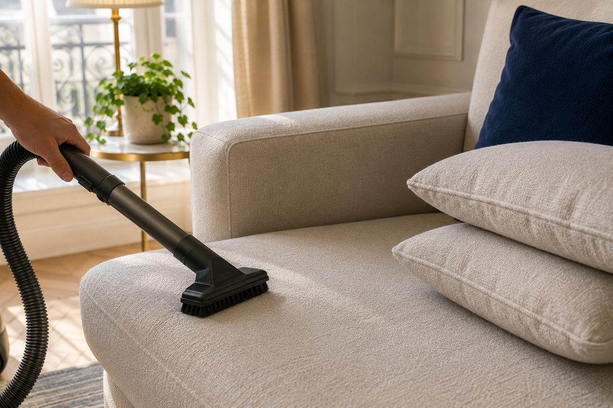 Entretenir un canapé en tissu au quotidien