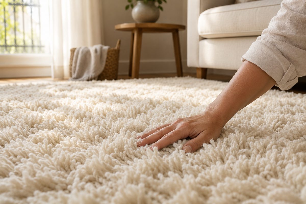 Comment nettoyer un tapis en laine (et poil long)