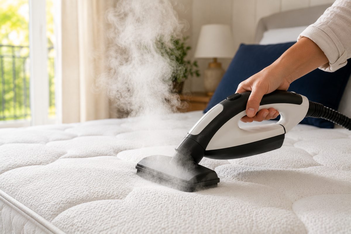 Nettoyer un matelas à la vapeur : efficace ou pas ?