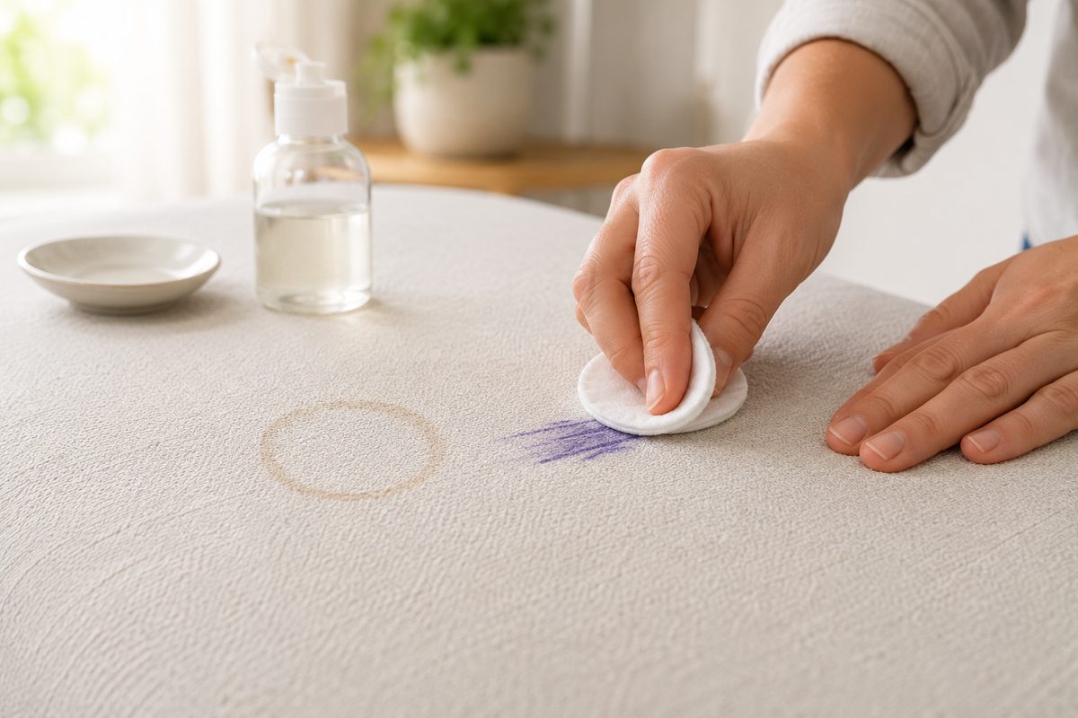 Enlever un feutre ou une auréole sur du tissu