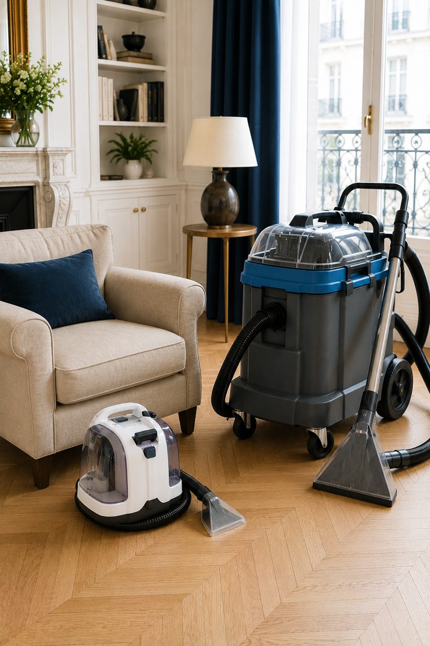 Machine de location face au nettoyage professionnel de fauteuil par injection-extraction