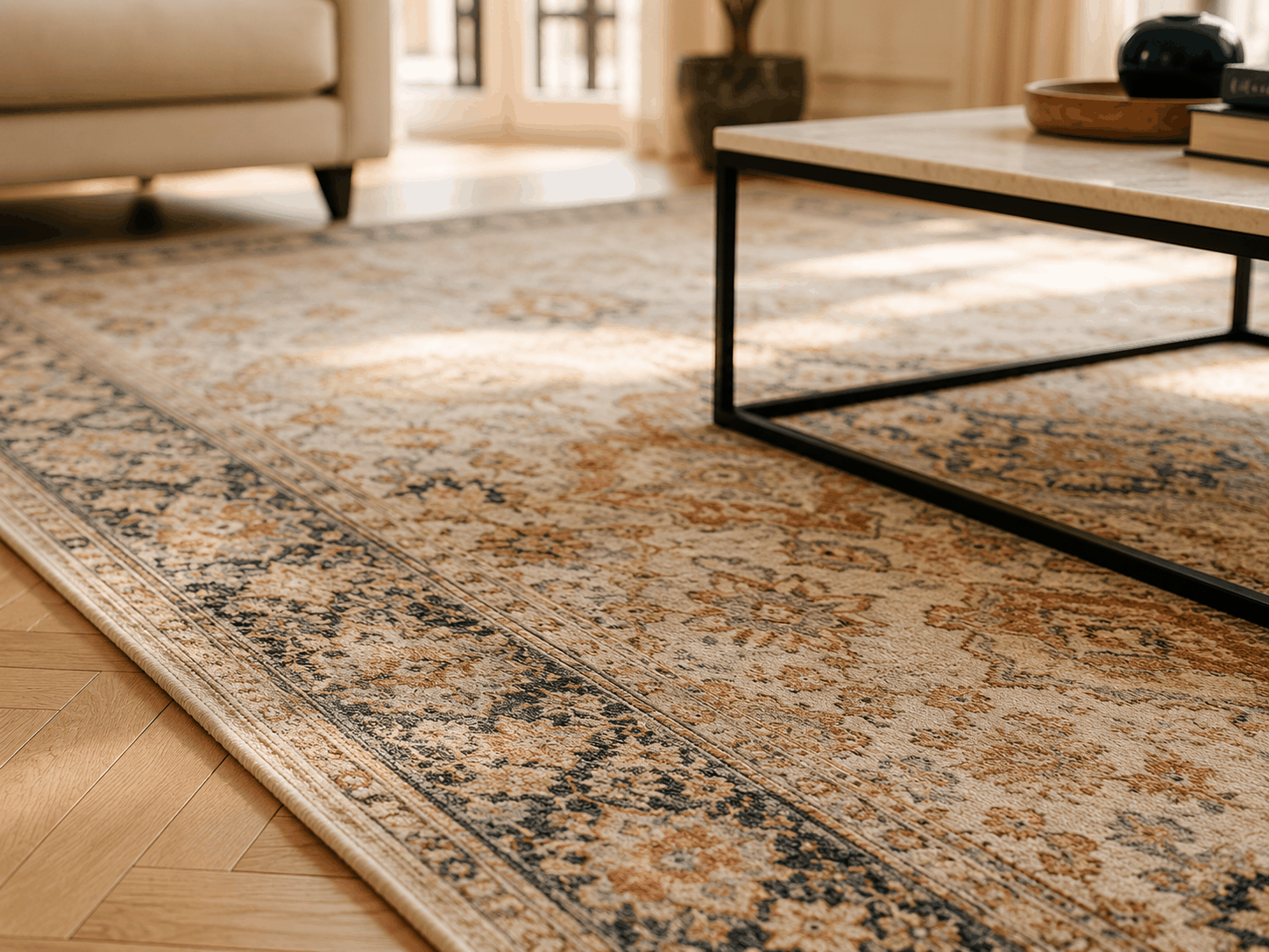 Nettoyage de tapis à domicile en Île-de-France par Éclatys Paris